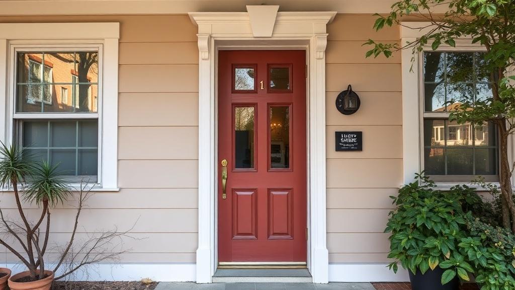 Photo of the front door in a multi-apartment building inside the house.фото