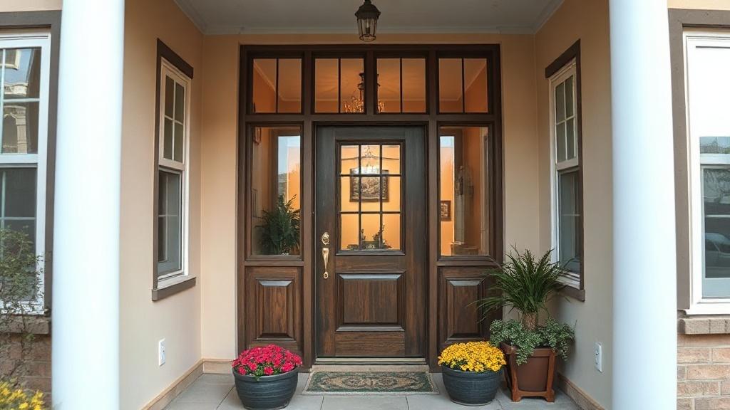 Photo of the front door in a multi-apartment building inside the house.фото